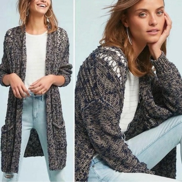 Medium Anthropologie akemi + kin long marled cardigan...